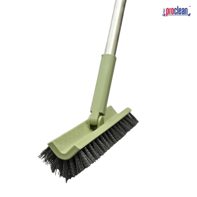 Picture of Proclean Floor Scrubbing Brush_FB-1145, Cleaning Bathroom Floor Brush, Wall Corner Split Brush, Multifunctional Floor Brush with Long Handle