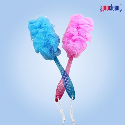 Picture of Long Handle Hanging Soft Mesh Back Body Bath Shower Scrubber Brush BB_0964