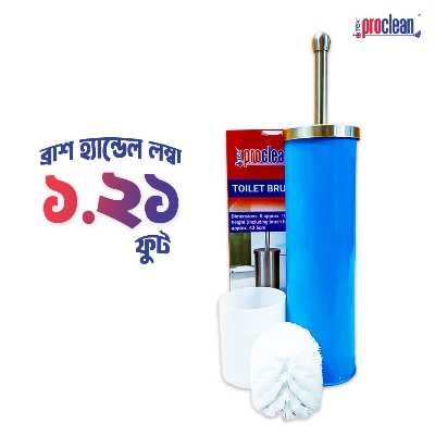 Picture of Proclean Durable Covered Premium Toilet brush_TB-0704 Set with Holder & Long Handle for Bathroom