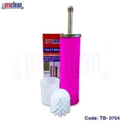 Picture of Proclean Durable Covered Premium Toilet brush_TB-0704 Set with Holder & Long Handle for Bathroom