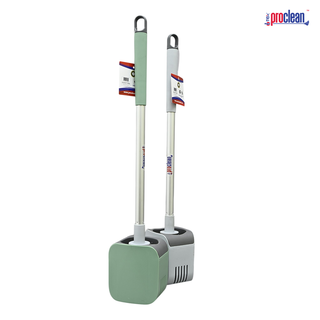 Picture of Proclean  Regular Toilet Bowl Brush with Holder_TB-0759 , Multicolor Toilet Brush Plastic Household Wash Toilet Brush Long Handle Wall-Mounted Cleaning Set Durable Toilet Brush Bathroom Accessories