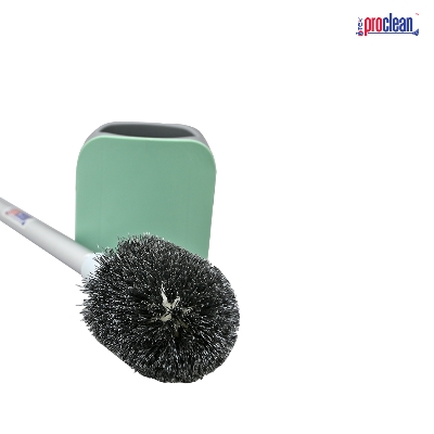 Picture of Proclean  Regular Toilet Bowl Brush with Holder_TB-0759 , Multicolor Toilet Brush Plastic Household Wash Toilet Brush Long Handle Wall-Mounted Cleaning Set Durable Toilet Brush Bathroom Accessories