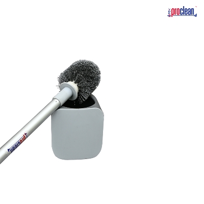 Picture of Proclean  Regular Toilet Bowl Brush with Holder_TB-0759 , Multicolor Toilet Brush Plastic Household Wash Toilet Brush Long Handle Wall-Mounted Cleaning Set Durable Toilet Brush Bathroom Accessories