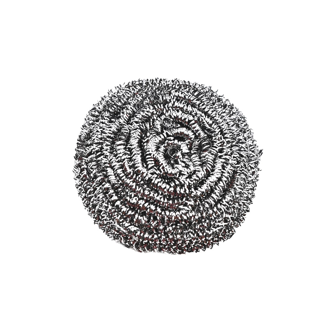 Picture of Stainless Steel Dish Scourers SS-0148-16 (16 Pack 20g) - Scouring Pad, Pot Scrubber, Stainless Steel Scrubber, Steel Wool Scrubber, Metal Sponge