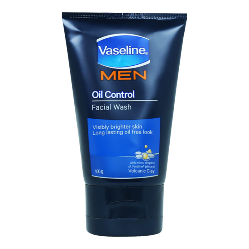Picture of International European product Skin care Vaselin Men Oil Conrol face wash used for male - 100 gm