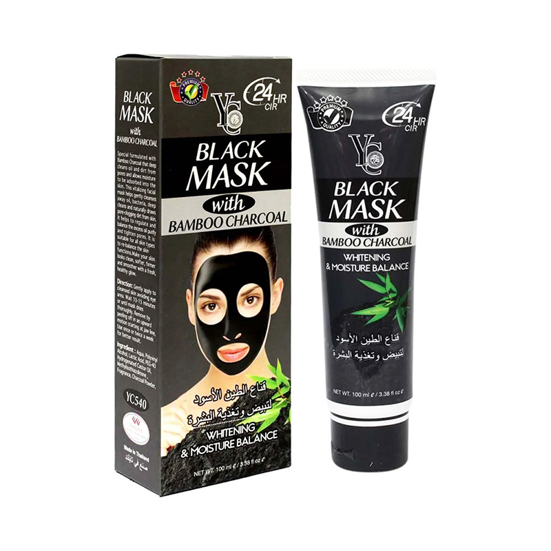 Picture of International Thailand Product YC Bamboo Charcoal Black Mask 100 Ml