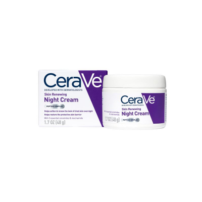 Picture of Cerave Skin Renewing Night Cream, Peptide Complex, 1.7 oz/48 g