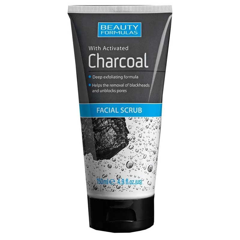 Picture of International UK Product Bauty Formulas Charcoal Facial Scrub, 150ml