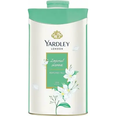 Picture of International England product Yardley IMPERIAL JASMINE talcum powder used for male/ female/ baby - 250 GM