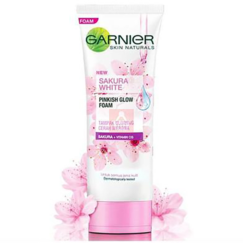 Picture of Garnier Sakura White Pinkish Glow Foam 100ml