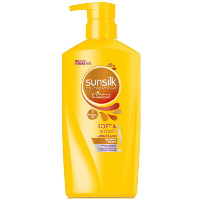Picture of International Thailand product hair care product Sunsilks shampoo Soft and Smooth used for male/ female - 625 ml
