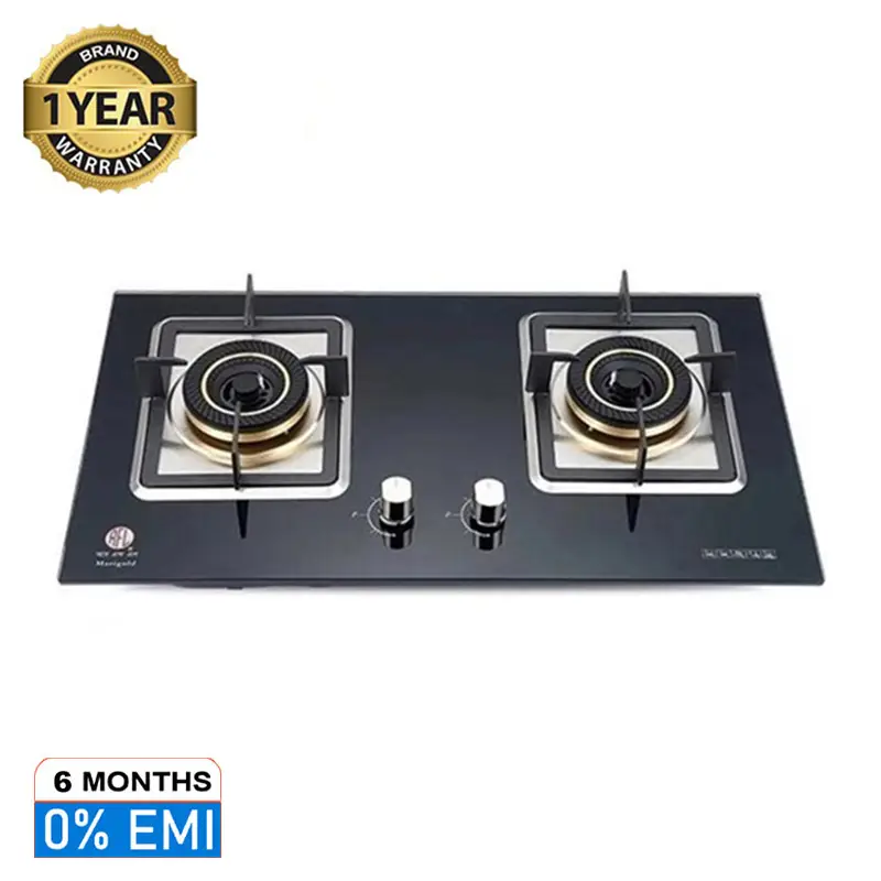 Picture of RFL Double Built In Glass Hob/Gas Stoves/Gas Burner Marigold (Natural Gas)