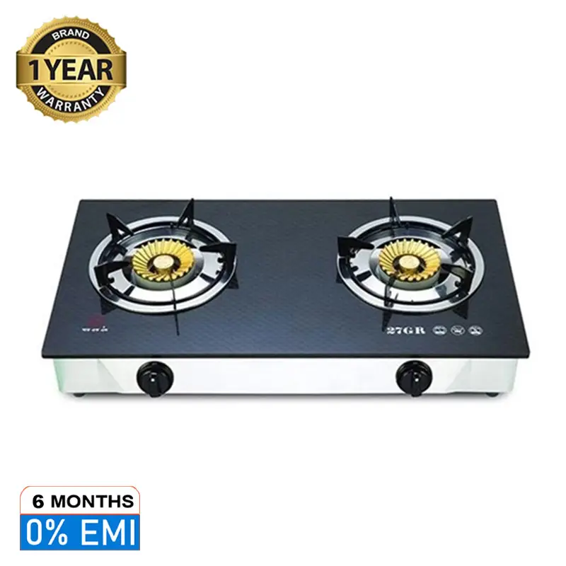 Picture of RFL Double Glass Auto Gas Stove - 27 GR (LPG)