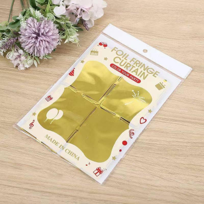 Square Foil Curtain Backdrop – Golden, Silver, Blue & Pink Metallic Box Foil Curtains for Party Decor – (Pack of 1 Pc)