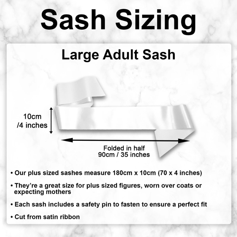 Bridal Shower Sash –Pink & White Satin Sash for Bachelorette, Wedding & Bridal Shower Decoration (Pack of 1 Pc)