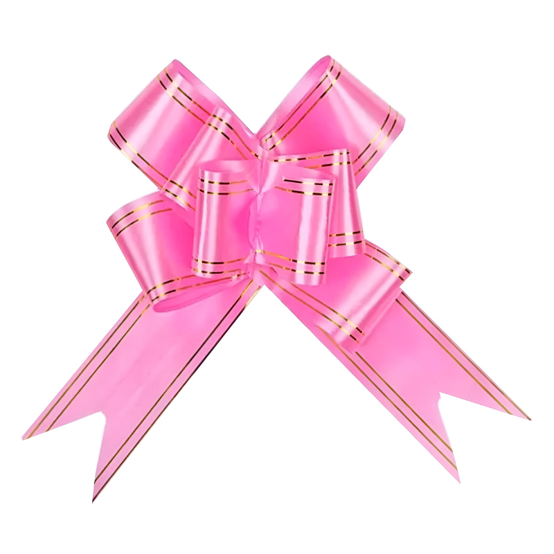 Pull Flower Ribbon Bow – Perfect for Present Boxes, Party, Anniversary & Festival Gift Wrapping (Pack of 10 Pcs)