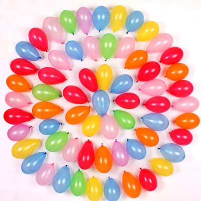 Mini Balloons – Multicolor Water Balloons for Kids, Birthday & Fun Events (Pack of 100 Pcs)