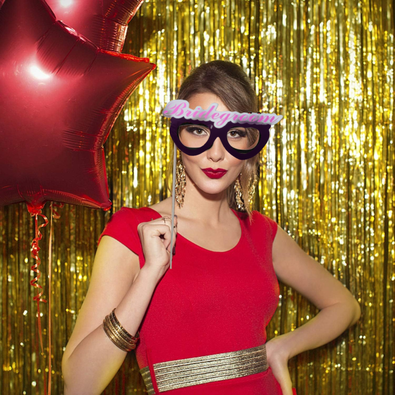 Bride To Be Photo Props – Fun Accessories for Bachelorette, Bridal Shower & Wedding Party (14 Pcs Set)