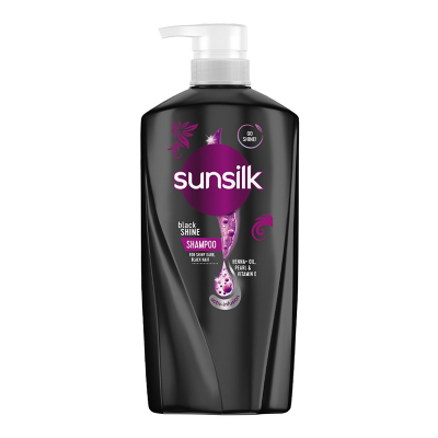 Picture of International Thailand product hair care product Sunsilk shampoo Black used for male/ female - 625 ml