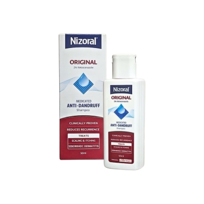 Picture of International Thailand Product Nizoral Original 2% Ketoconazole Medicated Anti-Dandruff Shampoo 50ml