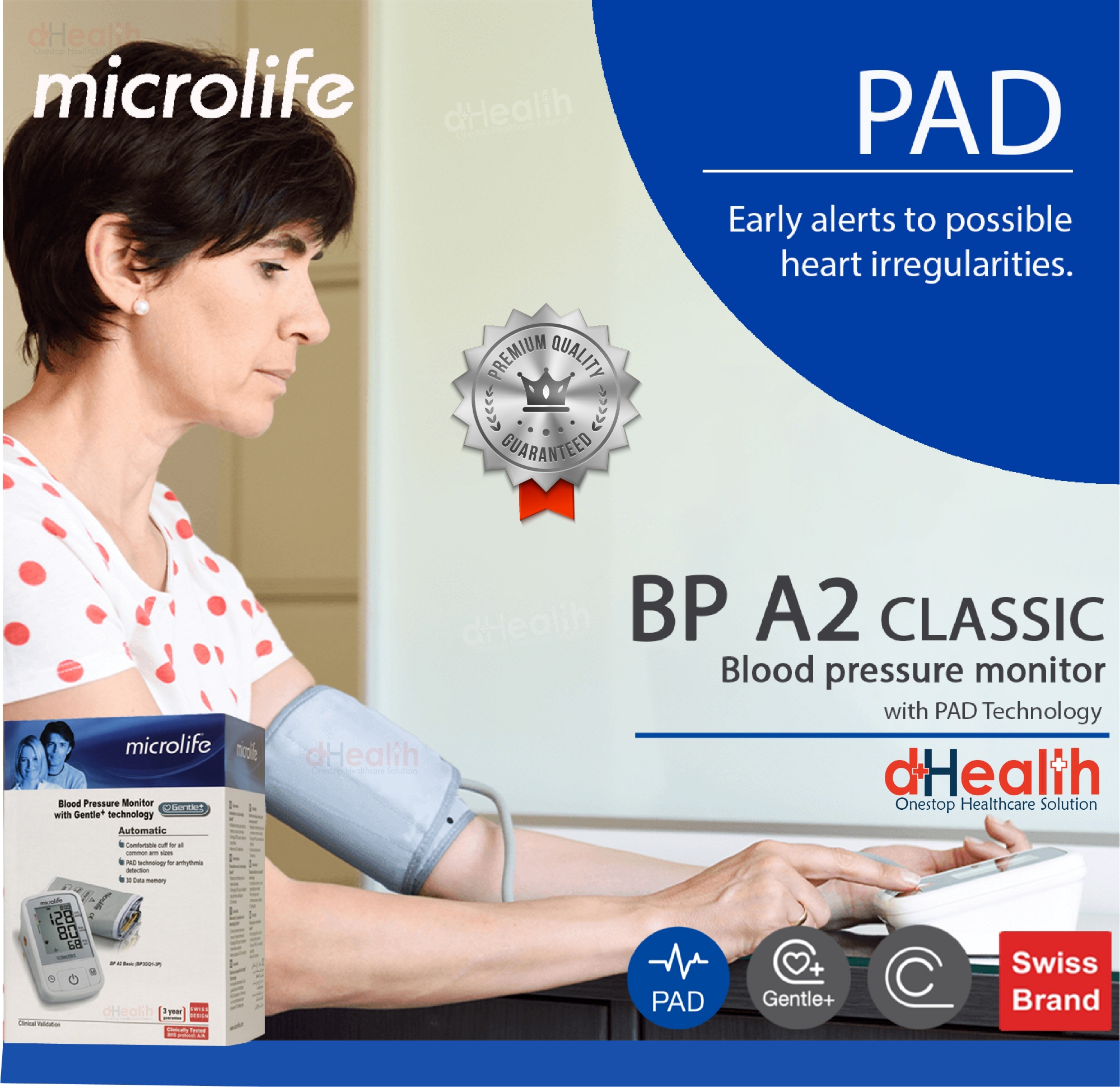 Picture of Microlife Digital Blood Pressure Monitor,  BP A2 Classic