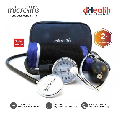 Picture of Microlife BP AG1-20 Blood Pressure Machine Manual / Analogue with Stethoscope, Aneroid Sphygmomanometer, Microlife BP AG1-20