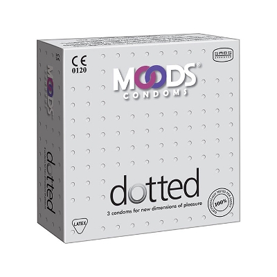 Picture of Moods Dotted Condom 2s Combo Pack 6 pcs