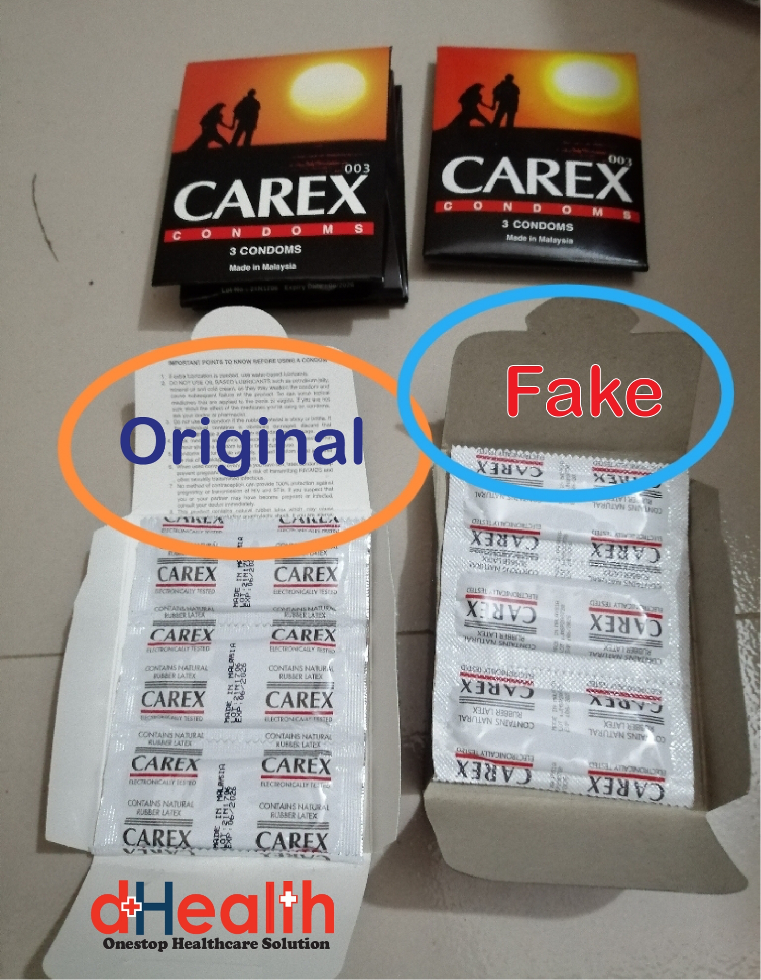 Picture of Carex Condom 2's Combo Pack (3x2= 6pcs)