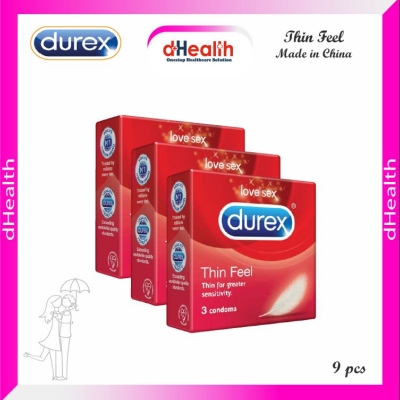 Picture of Durex Thin Feel Condom - 3s Combo Pack (3x3)= 9 Pcs