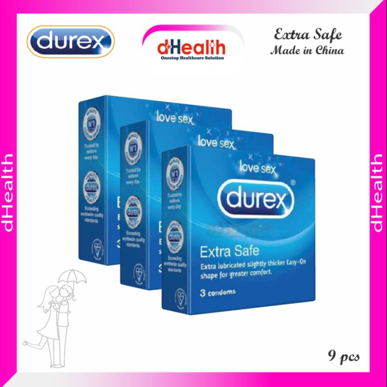 Picture of Durex Extra Safe Condom 3,s Combo (3x3)= 9pcs