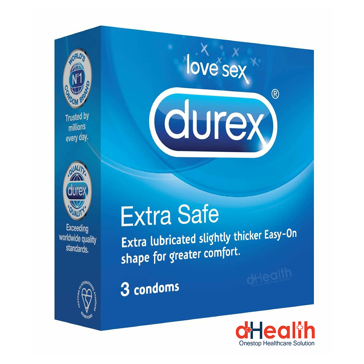 Picture of Durex Extra Safe Condom 3,s Combo (3x3)= 9pcs