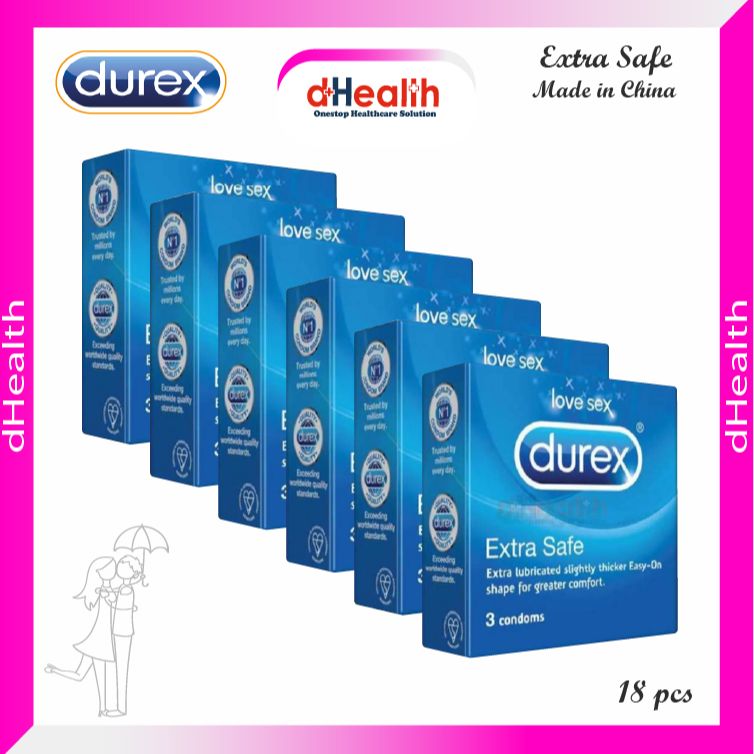 Picture of Durex Extra Safe Condom 6,s Combo Pack (3x6)=18pcs