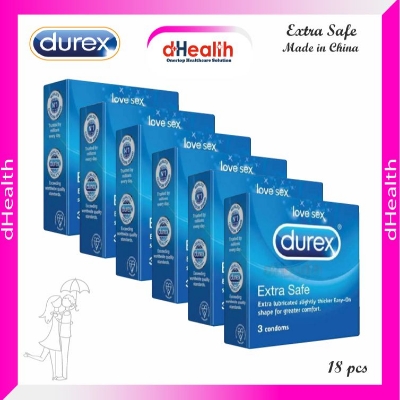 Picture of Durex Extra Safe Condom 6,s Combo Pack (3x6)=18pcs