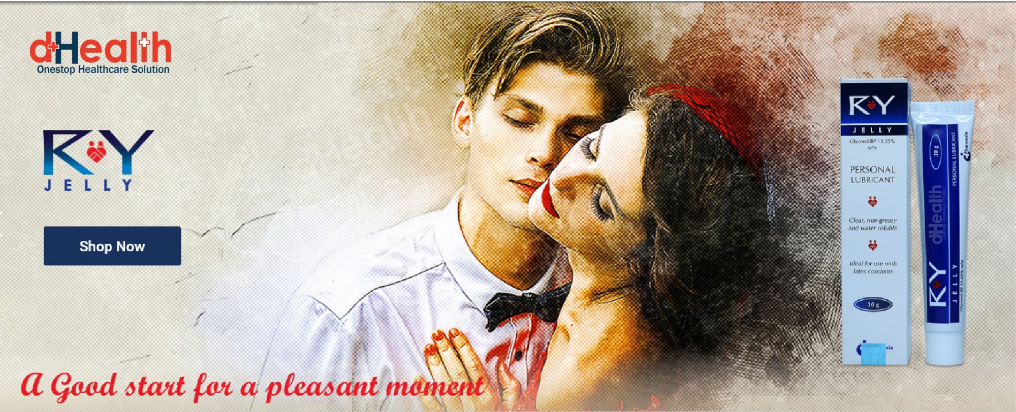 Picture of RY Jelly Personal Lubricant & 2 Moods Electrify Condom Combo Pack