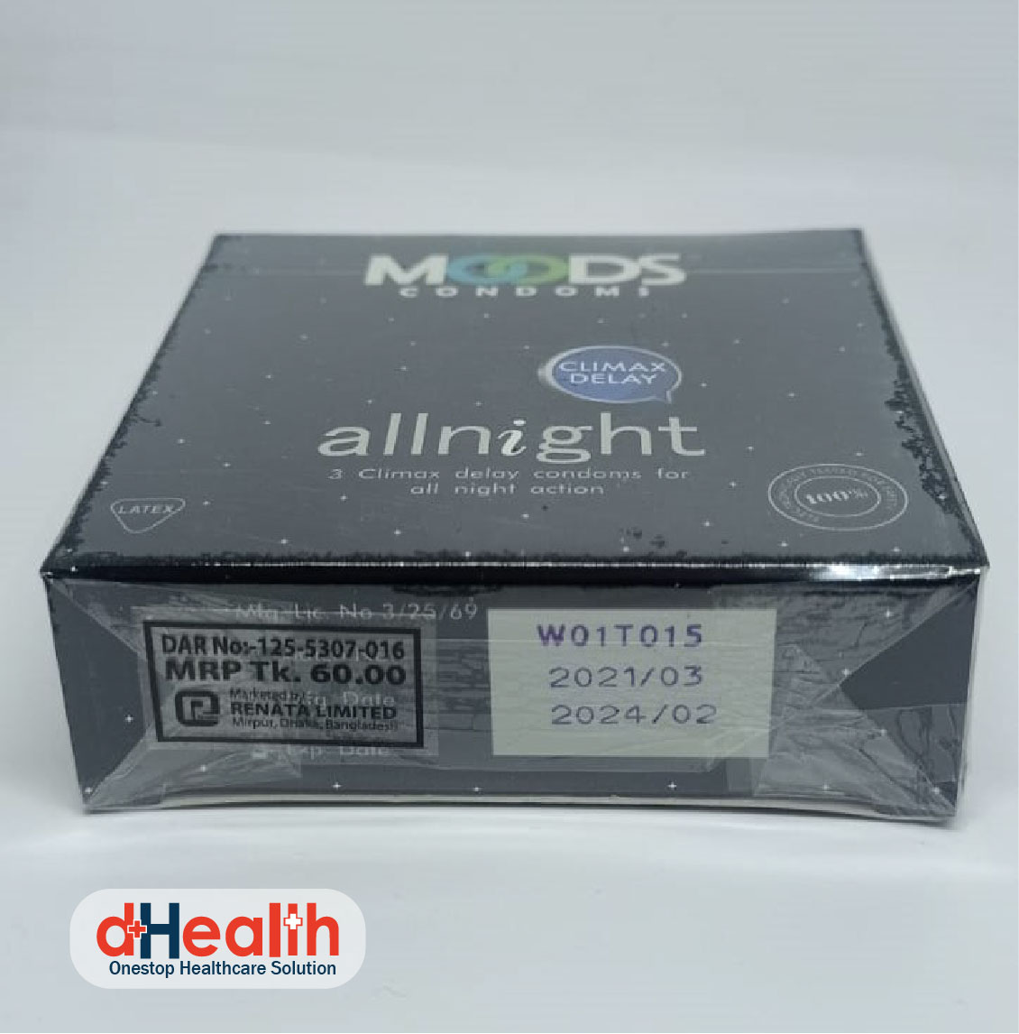 Picture of Eazy Jelly Personal lubricant & 2 Moods Allnight Condom Combo Pack