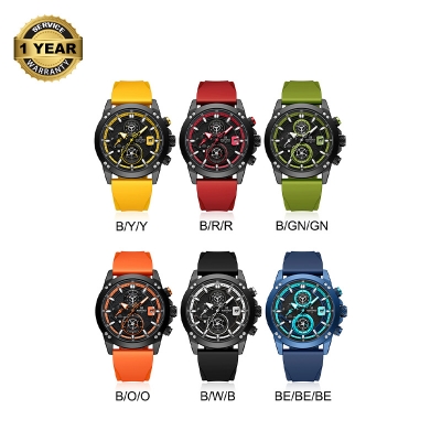 Picture of NAVIFORCE NF8033 Men’s Watch Youth Student Sports Trend Night Light Waterproof Silicone Strap Quartz Watch