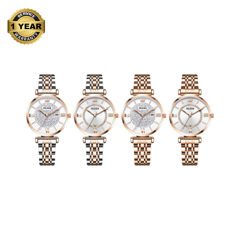 Picture of OLEVS 6892 Stainless Steel Casual Quartz Watches Simple Band Fashion Watch For Women