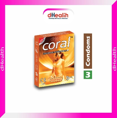 Picture of Coral 3 Fruits Flavor Condom Girl, Single Pack, 3 Pcs