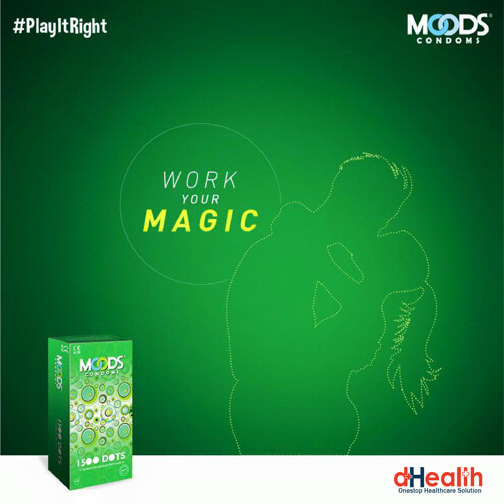 Picture of Moods 1500 Dotted Condom, 2's Combo Pack (6pcs)