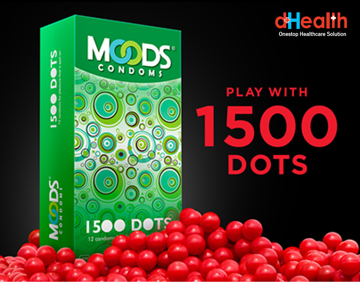 Picture of Moods 1500 Dotted Condom, 2's Combo Pack (6pcs)