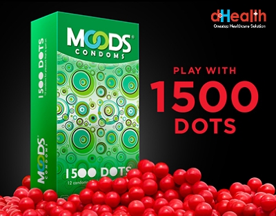 Picture of Moods 1500 Dotted Condom, 2's Combo Pack (6pcs)