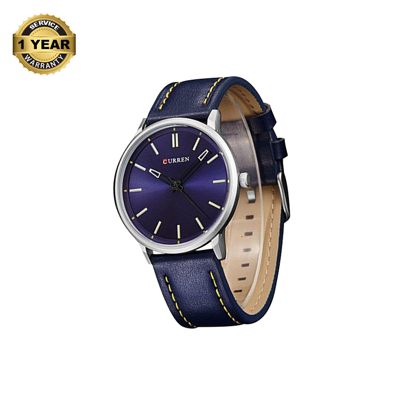 Picture of CURREN C8233L Blue Artificial Leather Analog Watch for Men - Royal Blue