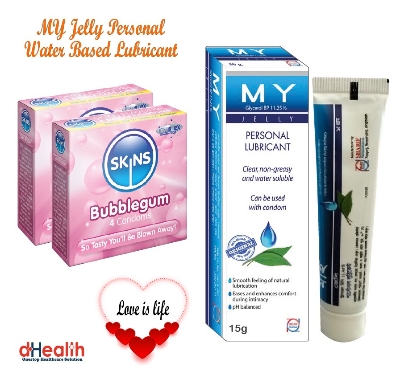 Picture of Coral Chocolate Flavor Condom 6's Pack (18 Pcs), 1 Ry Jelly 10g (Personal Lubricant) Free