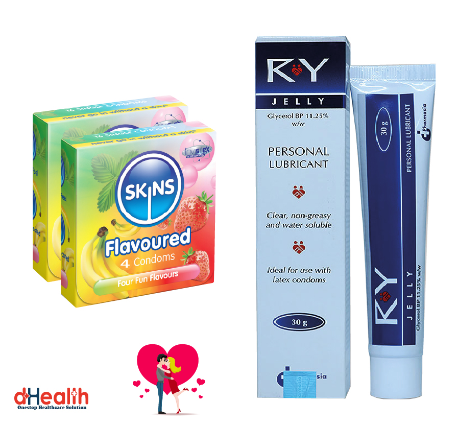 Picture of Coral Ultra Thin Extra Time Condom 6'S Pack (18 Pcs), 1 Ry Jelly 10G (Personal Lubricant) Free - Condom