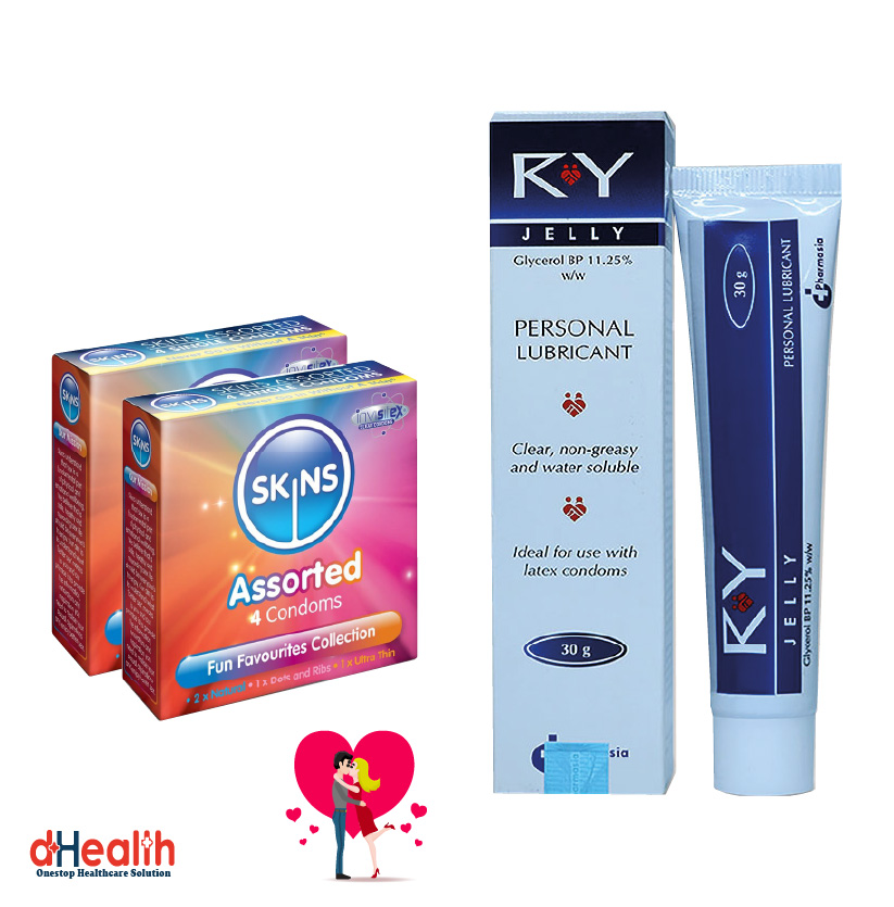 Picture of Coral Supper Ultra Thin 6's Pack (18 Pcs Condom), 1 Ry Jelly 10g (Personal Lubricant) Free