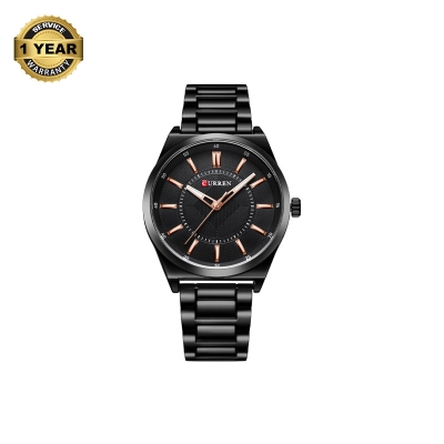 Picture of CURREN C8407M Black Stainless Steel Analog Watch For Men - Black