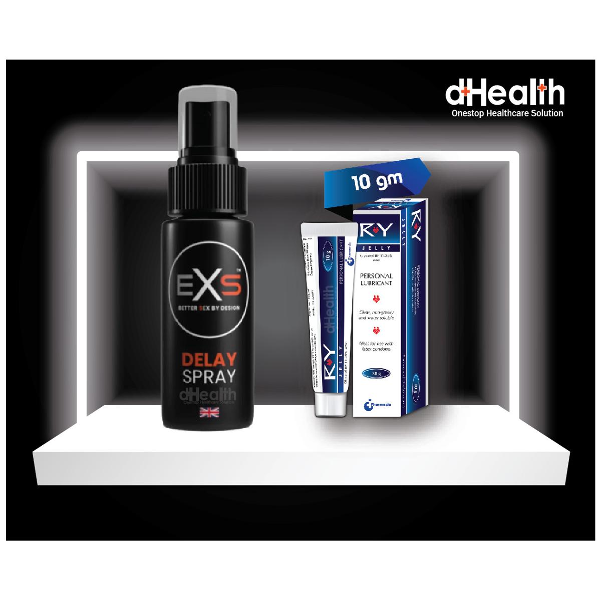 Picture of EXS Delay Spray & RY Jelly 10g (Personal Lubricant) Combo Pack