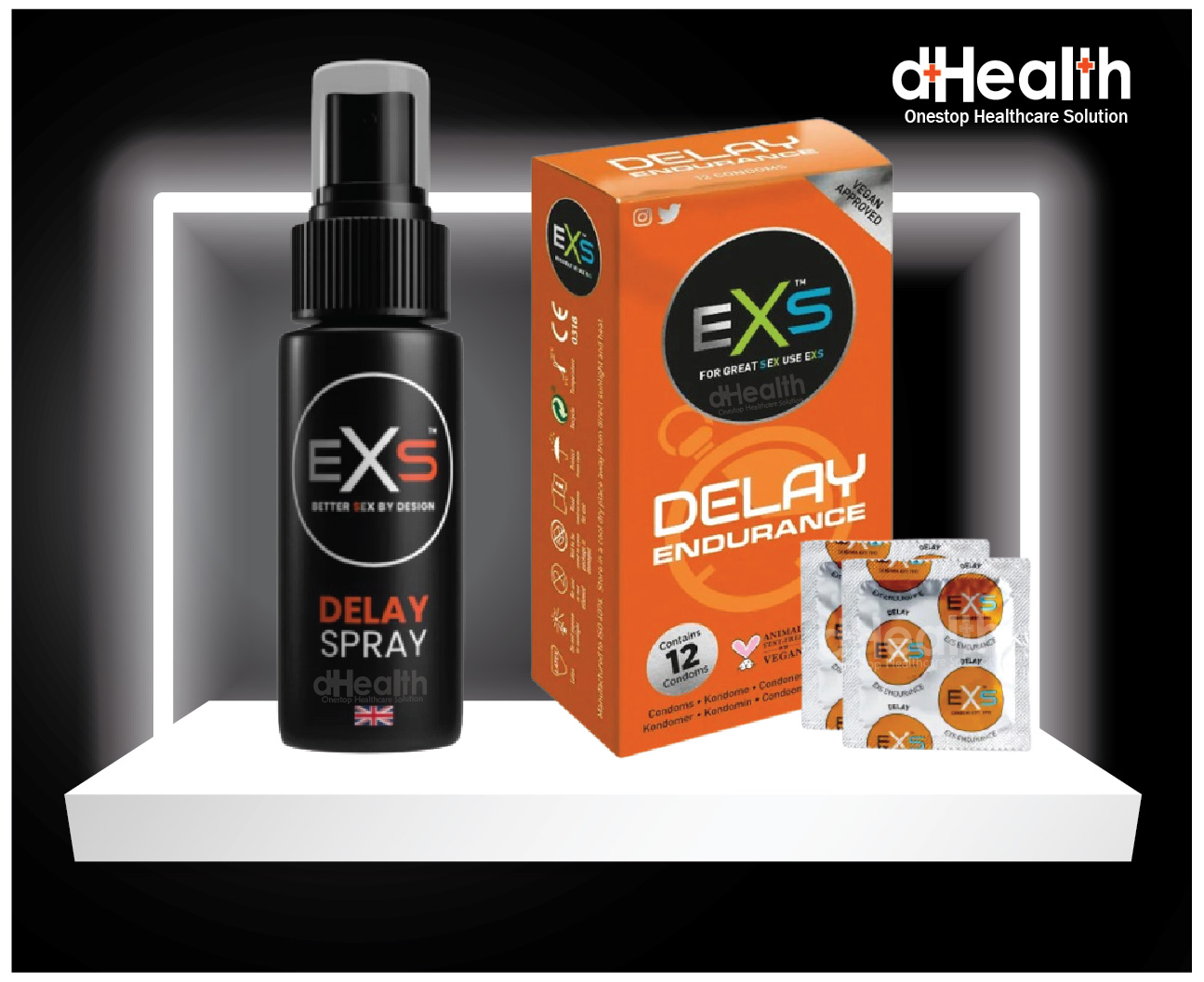 Picture of EXS Delay Spray & Delay / Extra time Condom