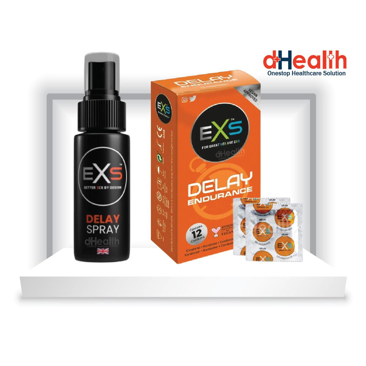 Picture of EXS Delay Spray & Delay / Extra time Condom
