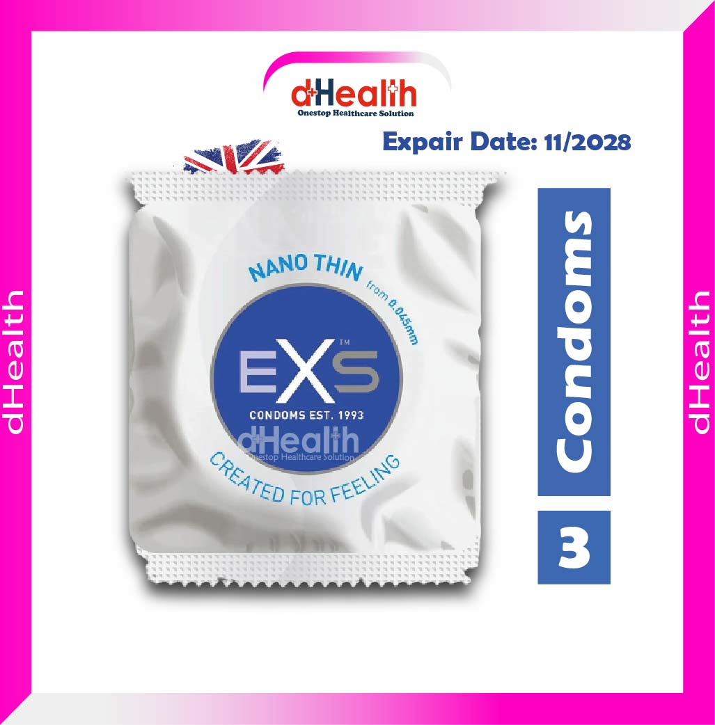 Picture of EXS Nano Thin Condom Single Pack 3pcs (Made in UK)